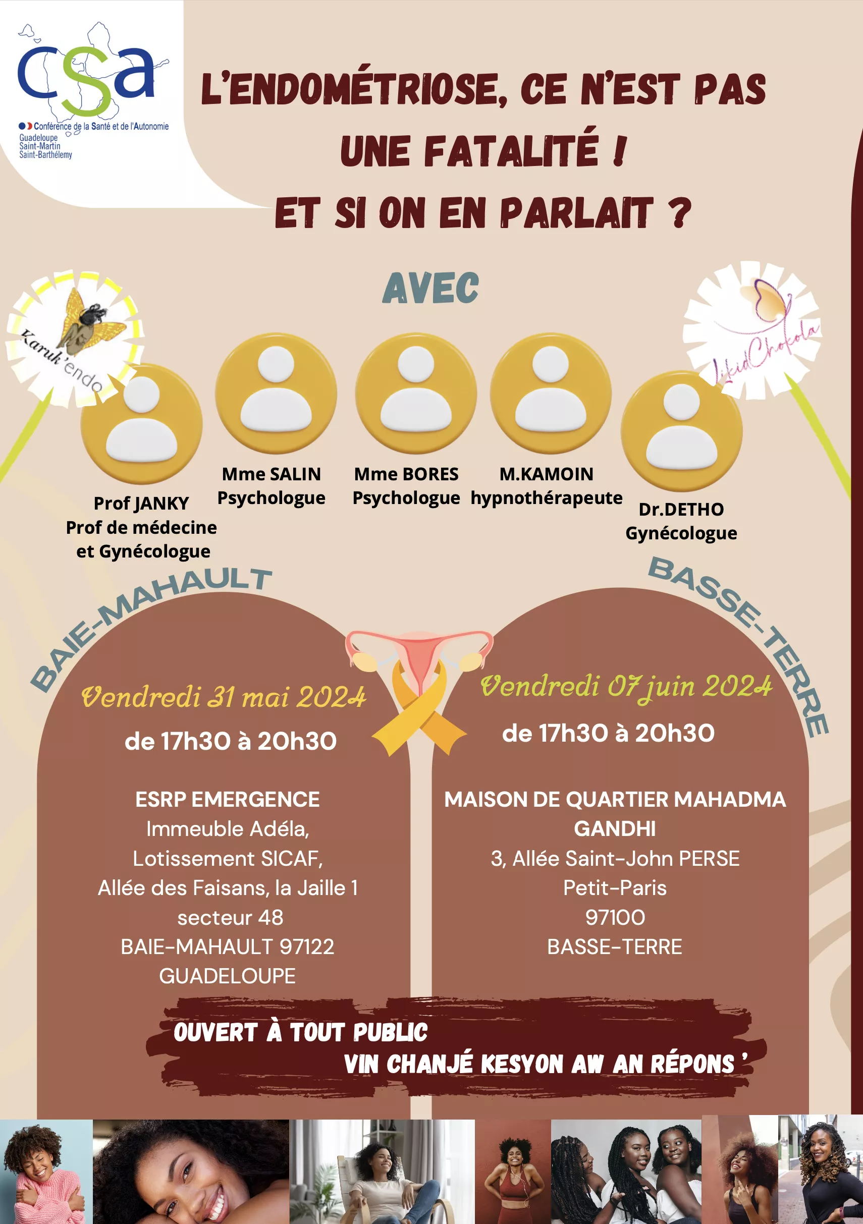affiche soirée endométriose