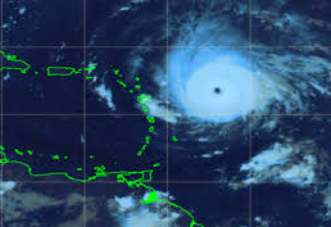 Irma vue satelitte